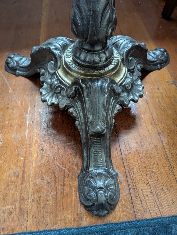 Museum-Grade Pierre Ouvrier & E. Ringuet Paris Bistro Table Rare WWII Survivor gallery
