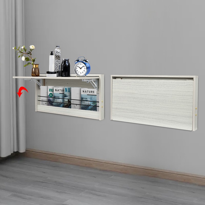 Wall Mounted Folding Table Light Gray Fold Down Table Wall Mounted Home gallery