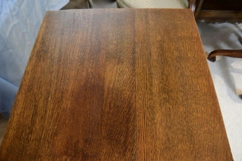 Antique Oak Two Tiered Side Table gallery