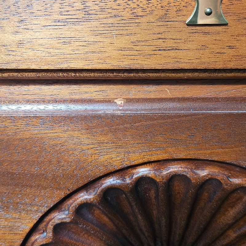 Bartley's Connecticut Lowboy Queen Anne Style Accent Side Table with 3 Drawers. gallery