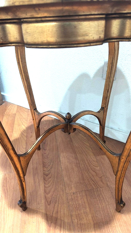 Antique French Louis XV Style Hand Painted Side Table gallery