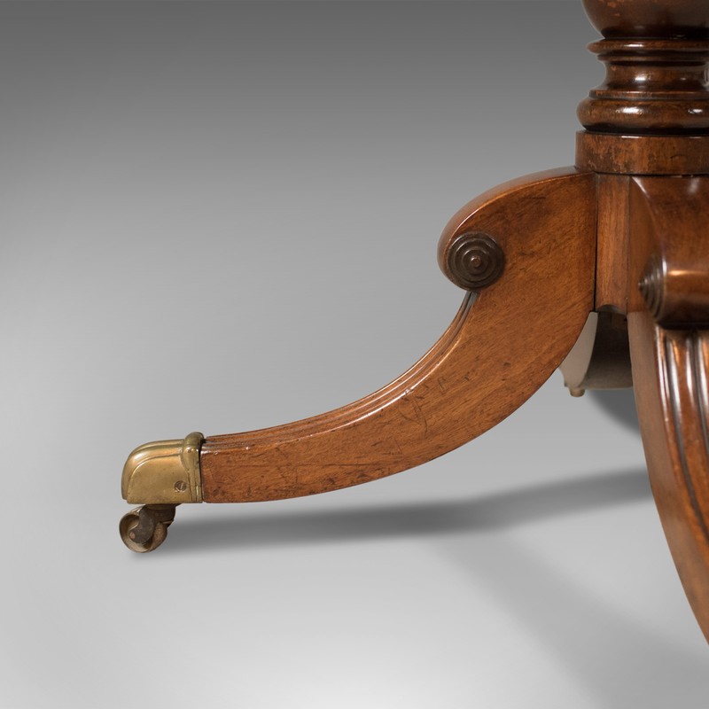 Antique, Pembroke Table, Regency, Flame Mahogany, English, Quality Piece c.1820 gallery
