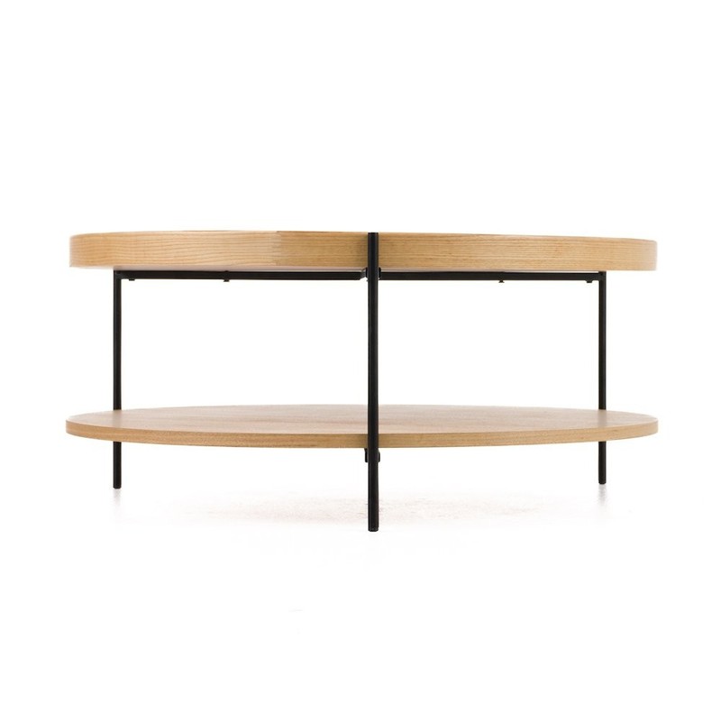 Modrest Savoy - Modern Natural Ash Large Coffee Table gallery