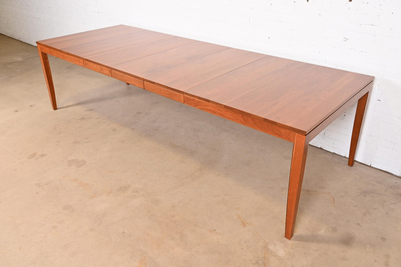 Stickley Arts & Crafts Shaker Cherry Wood Extension Dining Table, Refinished