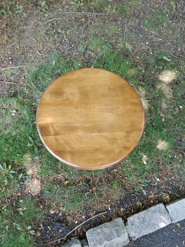 Ethan Allen American traditional solid maple and or birch 1965 wood end or side gallery