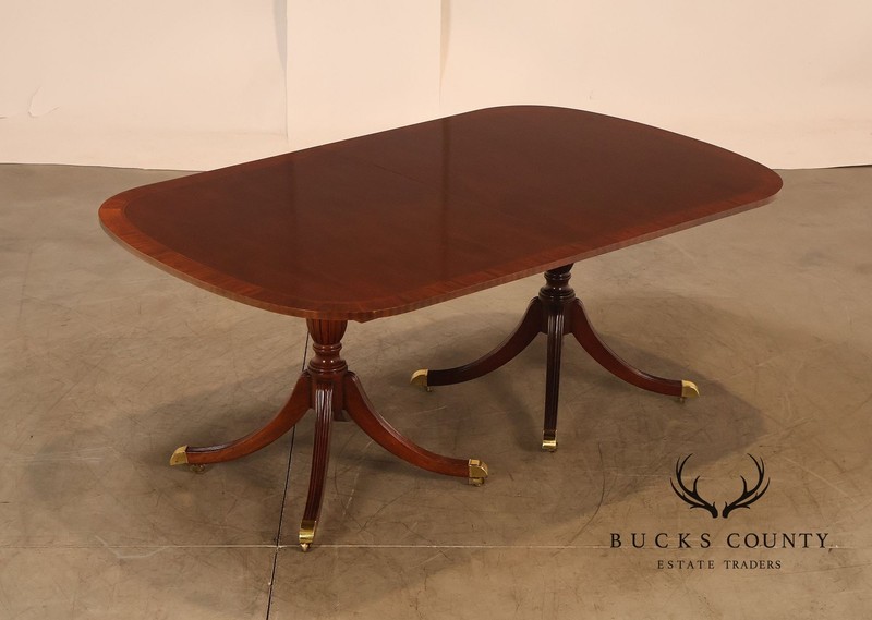 Councill Craftsmen Double Pedestal Mahogany Dining Table gallery