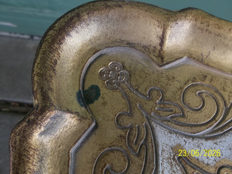 Vintage 1950s - 60"s Italian Florentine Gilded Plastic Nesting Tables - Set of 3 gallery