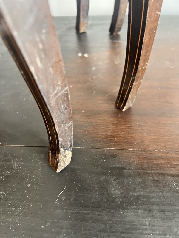 Vintage Italian Florentine Nesting Tables Set 2 Hollywood Regency Cherub gallery