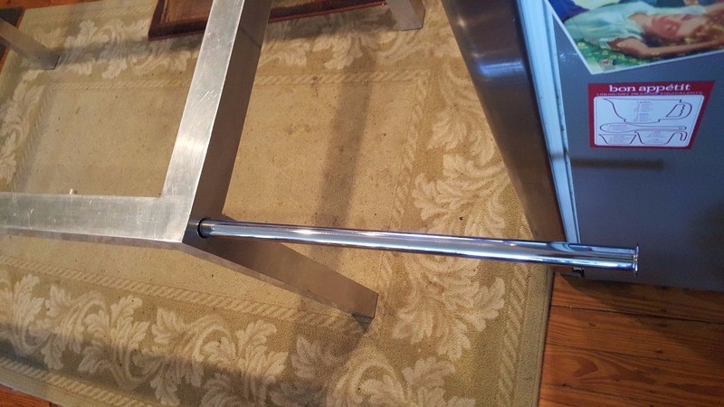 Rausch Aluminum Outdoor Extension Dining Table! Incredible Tubes Hold Extension gallery
