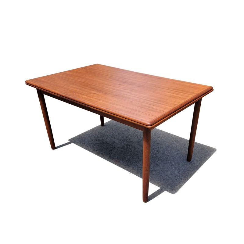 A Danish mid-century modern dining table