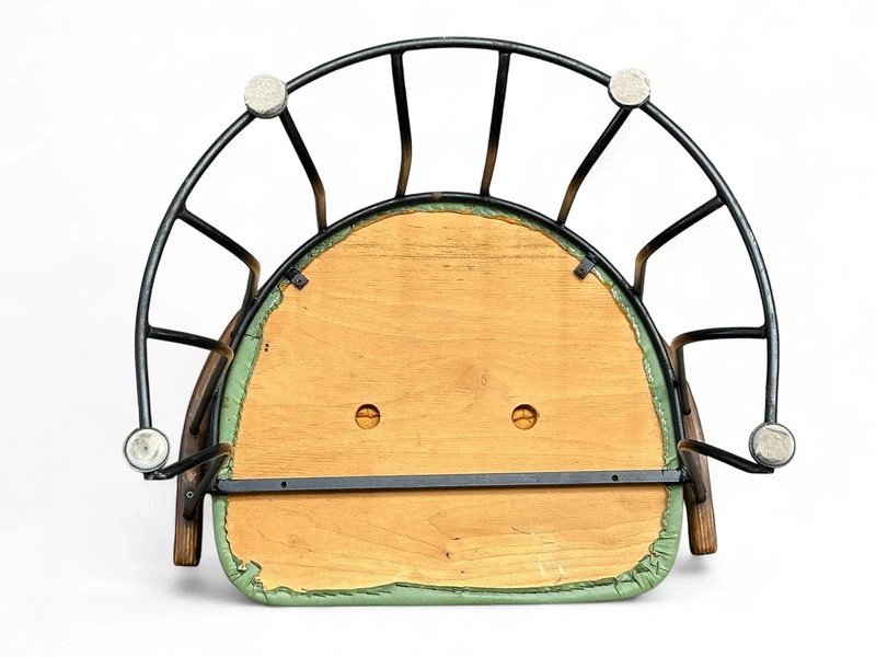 Richard McCarthy for Selrite MCM Iron & Wood Chair - FREE SHIP gallery