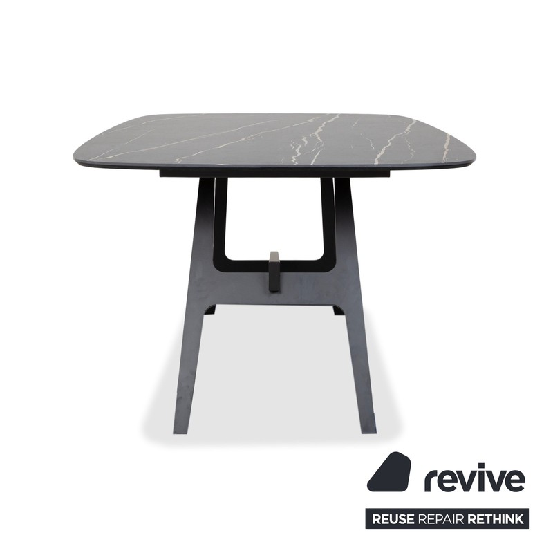 Bonaldo Slot Dining Table Black White Anthracite 200 x 108cm by Giuseppe Viganò gallery