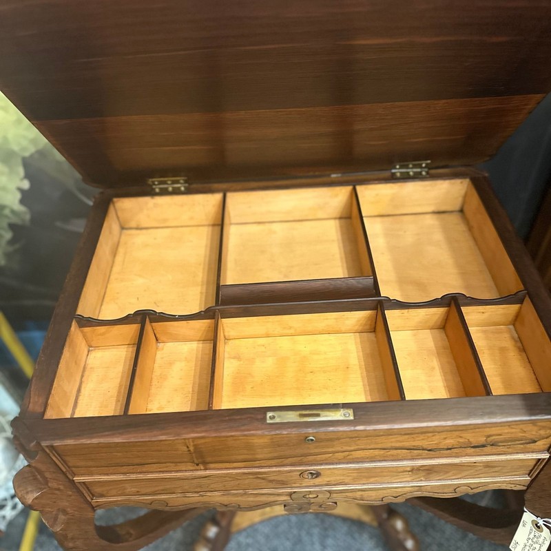 Biedermeier Sewing Table, South German 1820-30 gallery