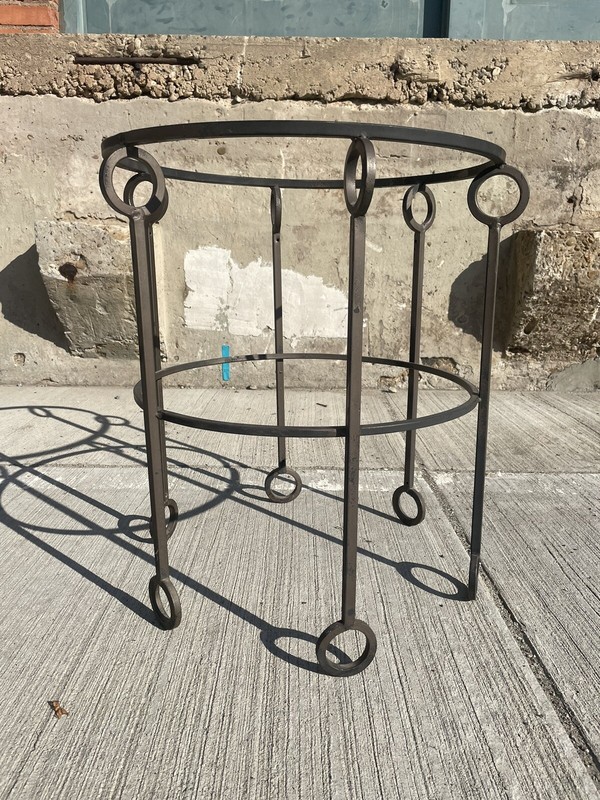 Jean Royere-Style Table Base Iron Vintage