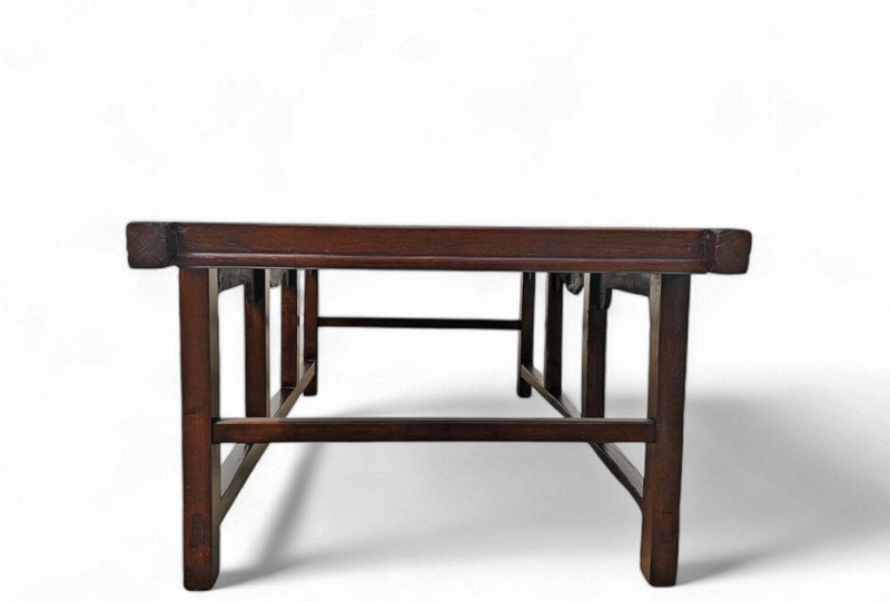 Antique Coffee Table Rattan Top gallery