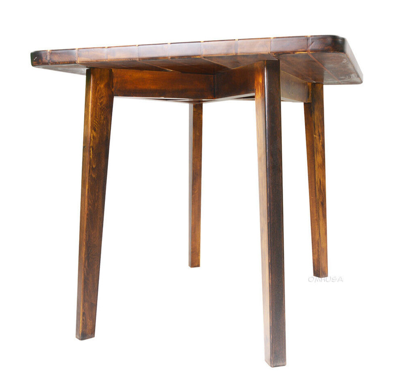Nautical Dining & Kitchen Table 40" Cedar Wood Chris Craft Deck Style Furniture gallery