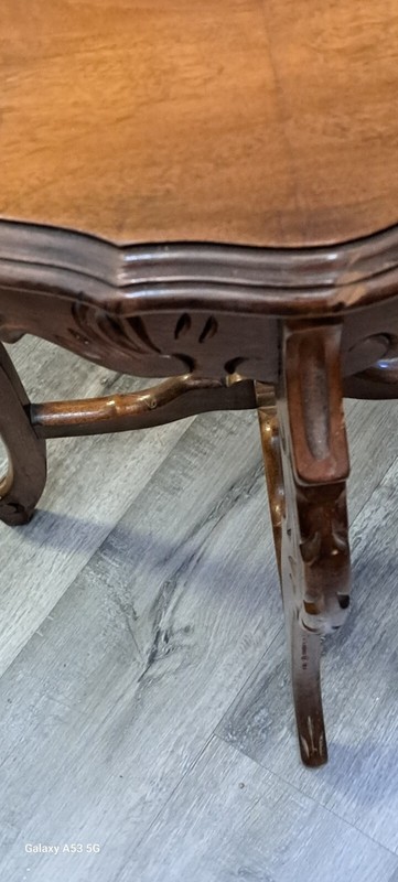 1930 Vintage Round Mahogany Sife Table Excellent Condition!!! gallery