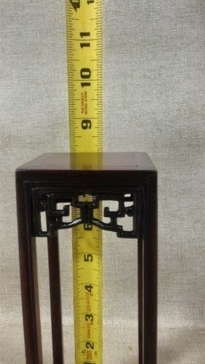 3 Vintage Nested Wooden Display Stands with Box gallery