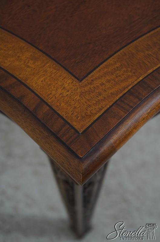 L72481: HENREDON Chippendale Mahogany Dining Room Breakfast Table gallery