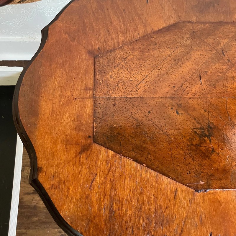 Mahogany 6 Leg Parlor Table Early 20th Century gallery
