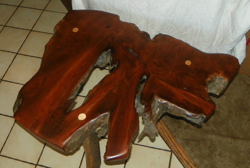 Rustic Cedar Slab Coffee Table / End Table (CT-2) gallery