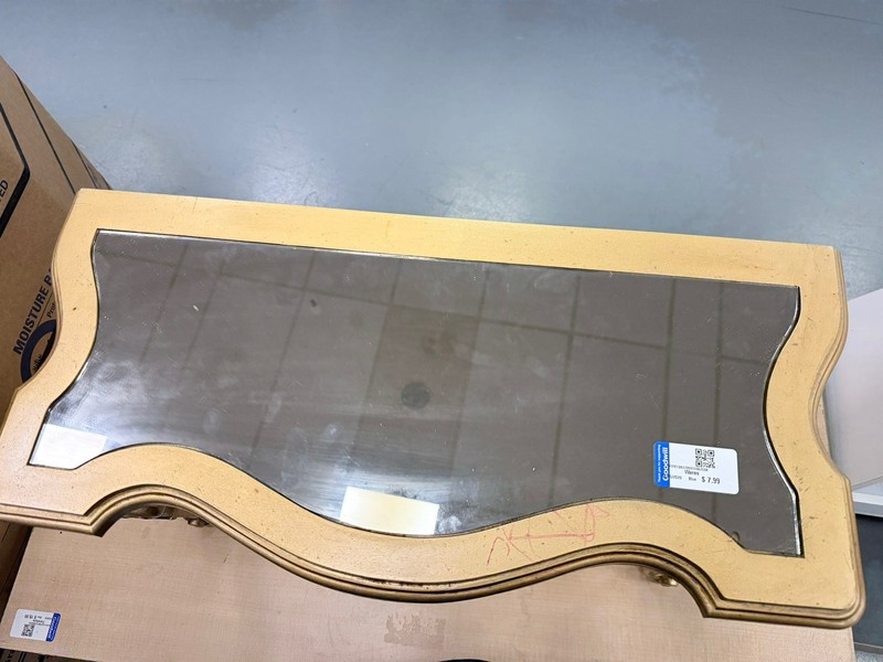 Vintage Mid Century Hollywood Regency Gold Gilt Ornate Baroque Rococo Low Table gallery