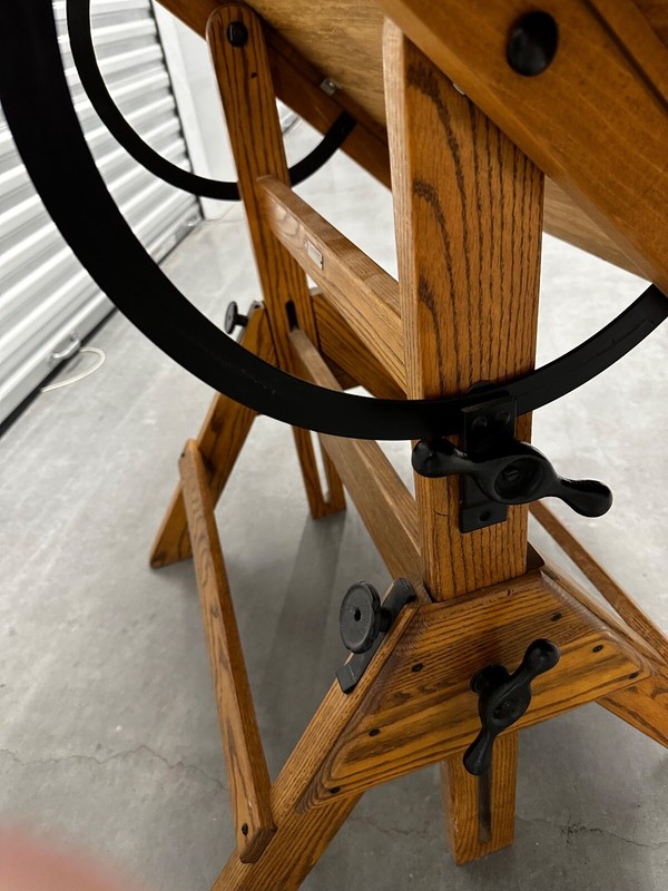 Hamilton Oak Drafting Table, Circa 1950's, Incredible condition! Local to 75069 gallery