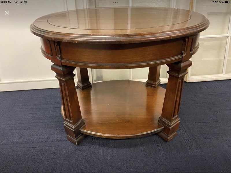 Antique Side Coffee Table Wood Mahogany 28” l x 21” w x 22” high