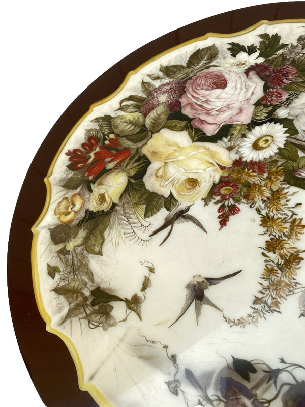 66616 Floral Pie Crust Lamp Table Stand gallery