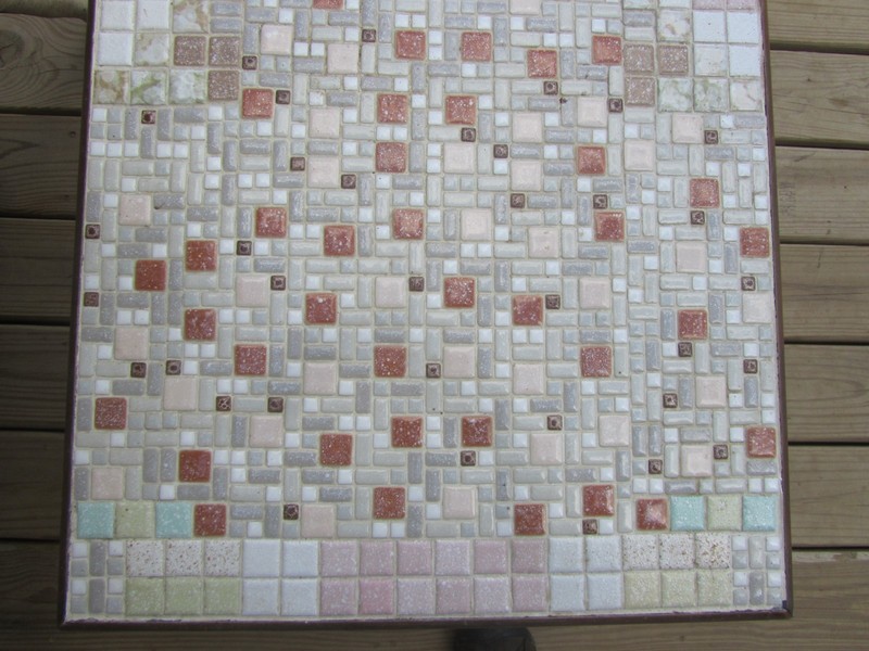 MIDCENTURY MODERN ART Deco TILE TOP COFFEE/EATING/SERVING/COUCH table gallery