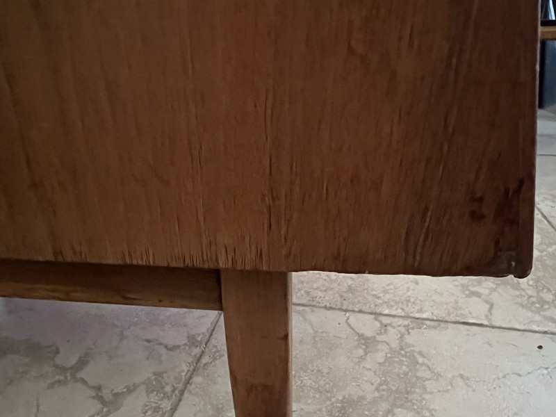 MCM Drexel Declaration Stepped Side Table - Kipp Stewart Walnut End Table 1962 gallery
