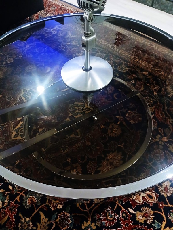 Milo Baughman Zig Zag Coffee table Mid Century Modern Original smoked glass gallery