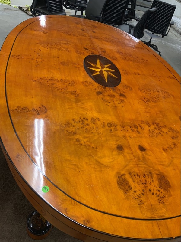 Mid-Century Swedish Biedermeier Style Center Hall Table gallery