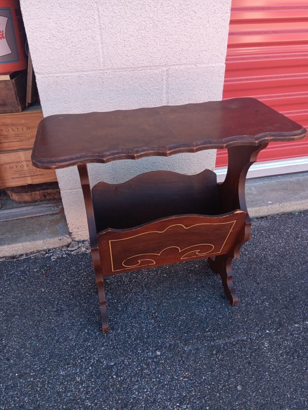 Vintage Magazine Side Table