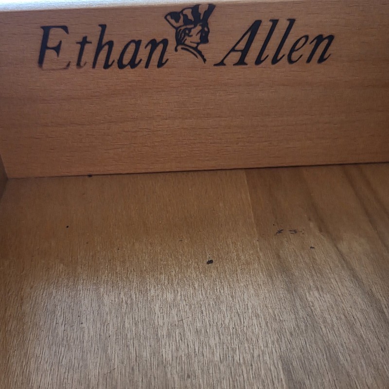 Vintage Ethan Allen Maple Secretary Desk gallery