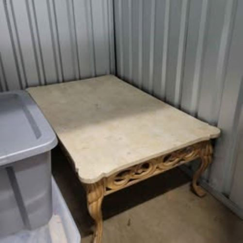 Vintage large marble coffee table