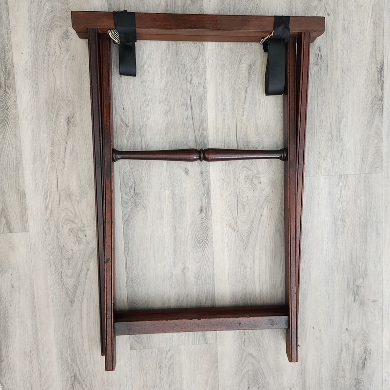 18th Century Butler's tray with stand circa 1810 with Deep patina. gallery