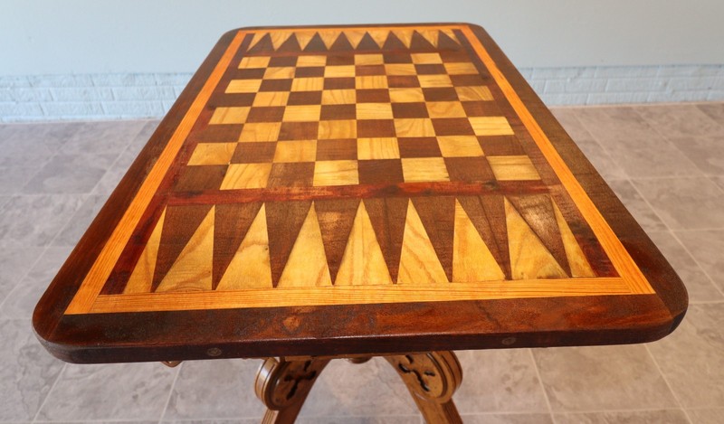 French Neo-Renaissance gaming table, circa 1875–1895 gallery