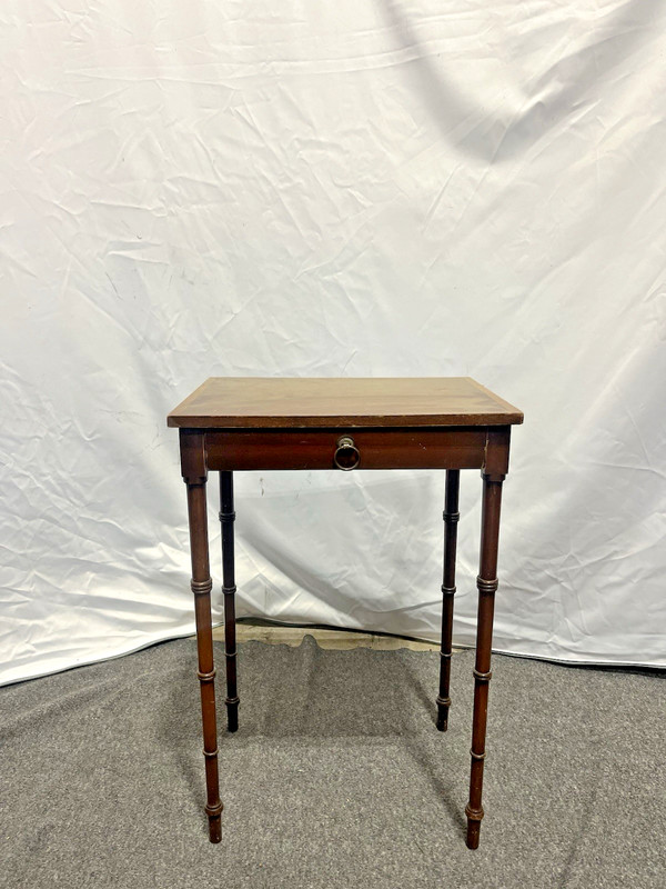 Antique Mahogany Side Table Georgian Period- See Notes gallery