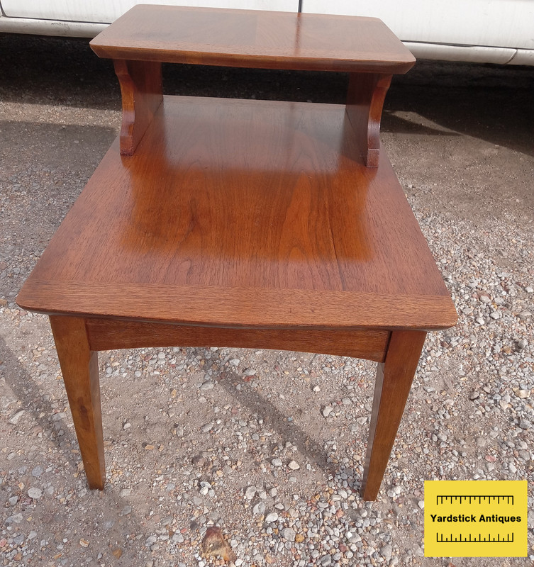 Mid Century Walnut Step End Table / Side Table (JLC-SET-19) gallery