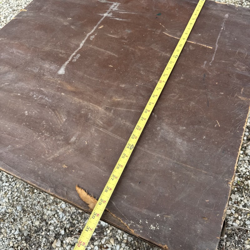 Antique Folding Wood Table “Old Reliable” Brand Card Table 30”x30”x28”~Read All gallery