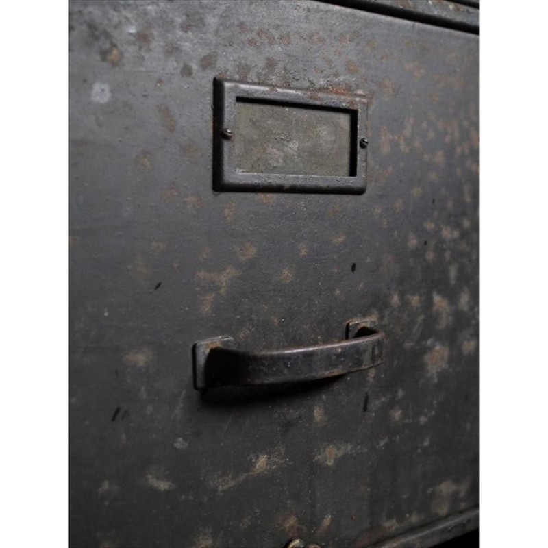 Vintage Japanese Iron Drawer 1963 Showa 38 63cm (24.8in) Used gallery
