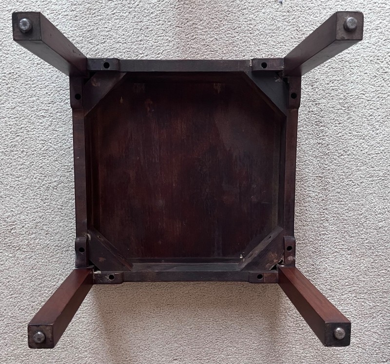 ASIAN MODERN VINTAGE SQUARE TABLE/STAND gallery