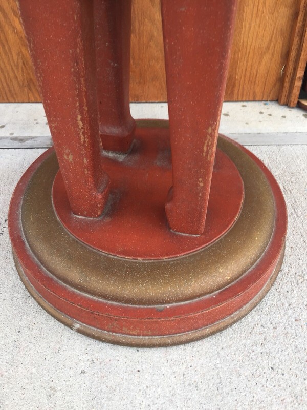Vintage Hollywood Regency Side Table Italian Marble Mont Asian gallery