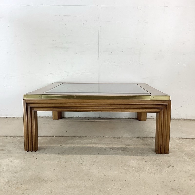 Vintage Square Regency Coffee Table