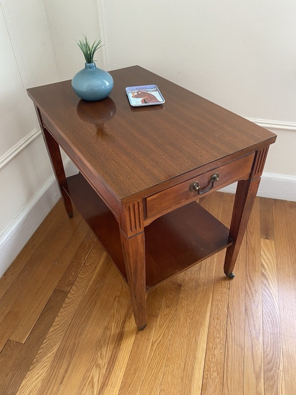 Mersman Mid-Century Mahogany Side / End Table Model 7707 USA gallery