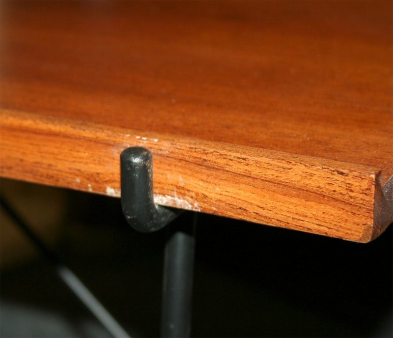 Iron and Mahogany Cocktail Table by Saporiti Italia, Italy, 1952 gallery