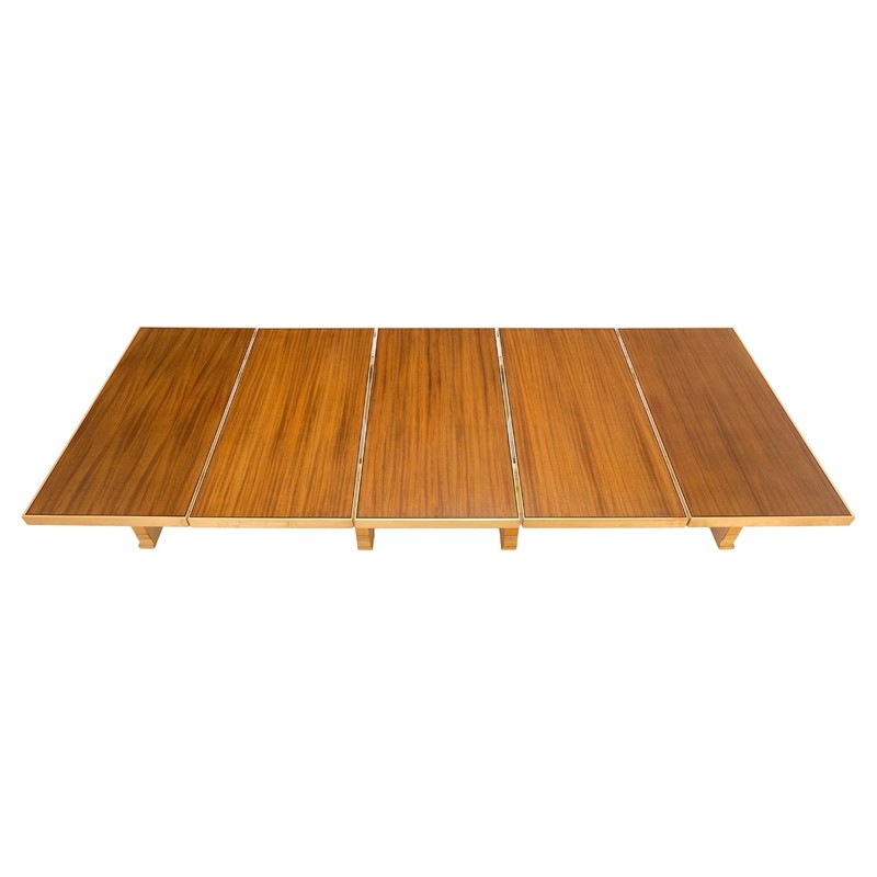 Very Large 3 Leaves Square Gate Leg Dining Conference Custom Table gallery