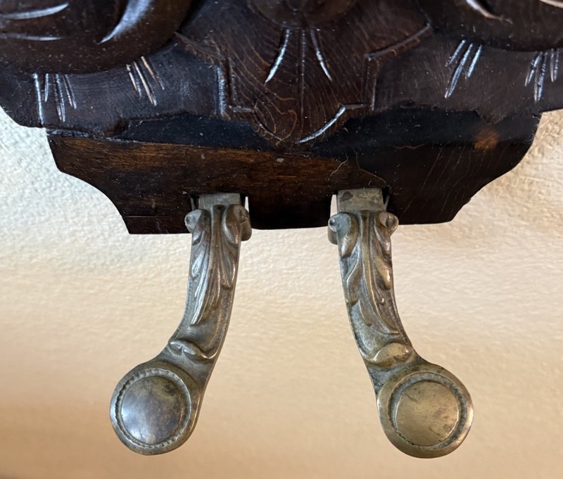 Beautifully Detailed Wall Shelf - Repurposed From Grand Piano Lyre gallery