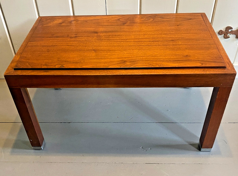 Mid Century Modern Wood Coffee Table MCM Vintage Danish? 30 in Rare gallery